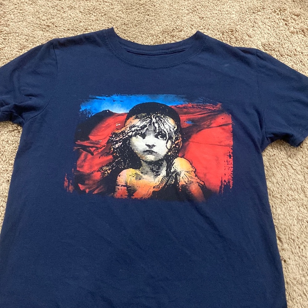 Direct from show Les Miserables shirt
